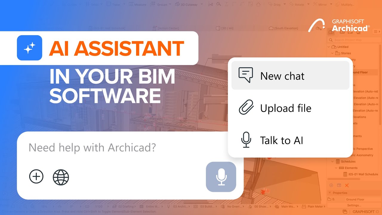 Nemetschek AI Assistant in your design application