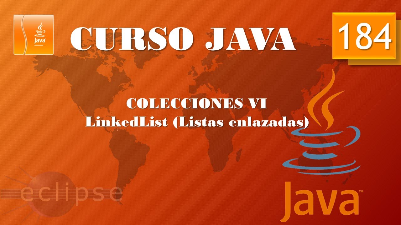 Curso Java. Colecciones VI  LinkedList I. Vídeo 184