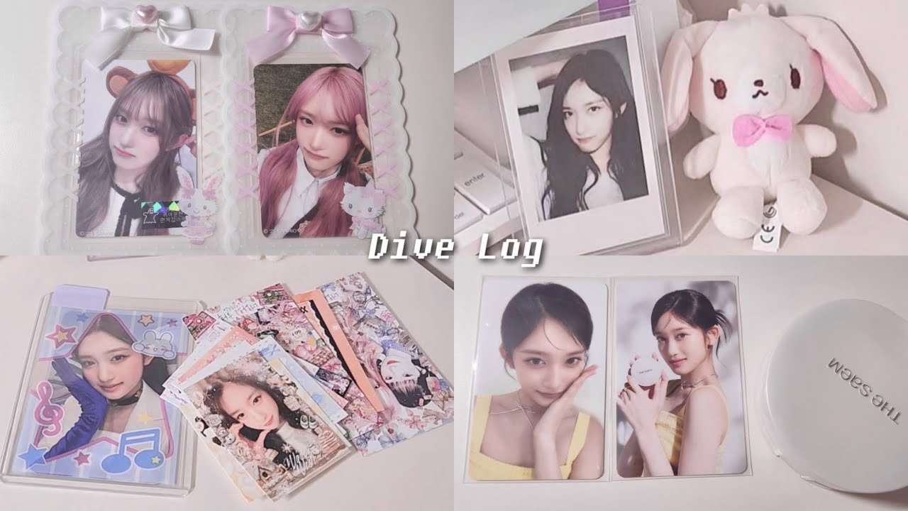 [다이브로그]  컴백 기다리는 중 •••  포장로그 • 포카포장 • 산리오 포카홀더 • 더샘 이서 포카깡 • 아이브 • 잇프