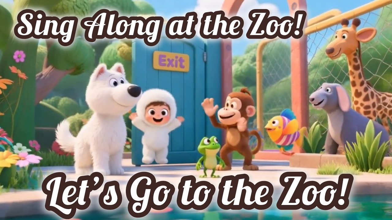 Zoo Animals Song for Kids 🦁🐘 | Fun Animal Poem & Learning Song | Kids Poems & Rhymes