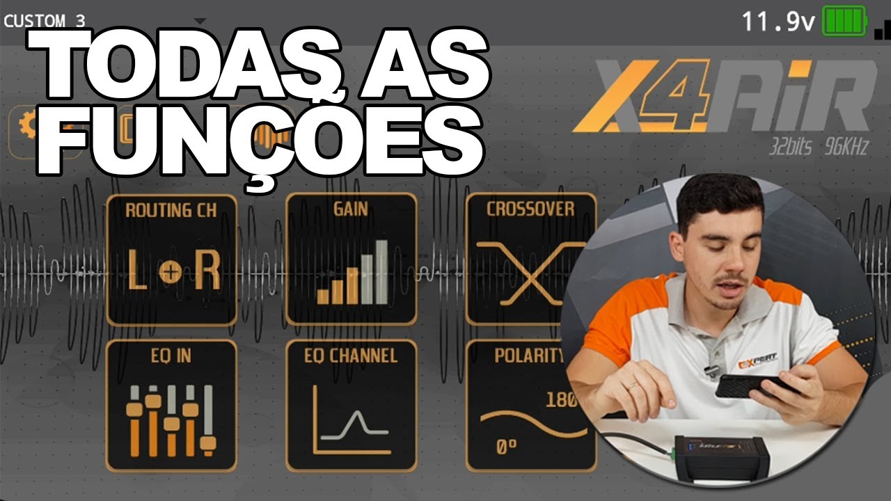 PASSO A PASSO INICIANTES PROCESSADOR DE AUDIO X4 | EXPERT ELECTRONICS