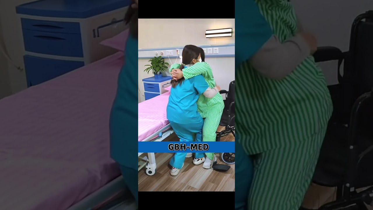 Transfer method of elderly patient from wheelchair to the bed?  #transfer #longtermcare #elderly