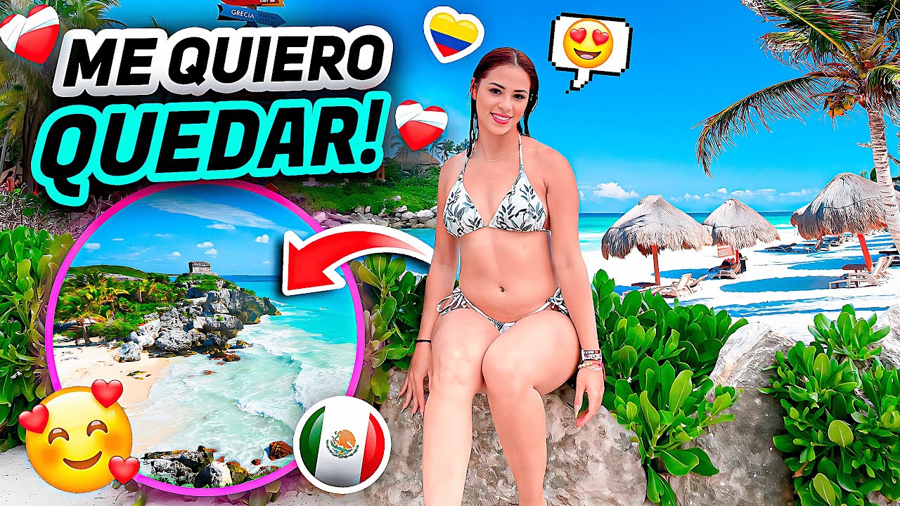 Fui a Playa del Carmen y Tulum 🇲🇽 Me quiero quedar ❤️