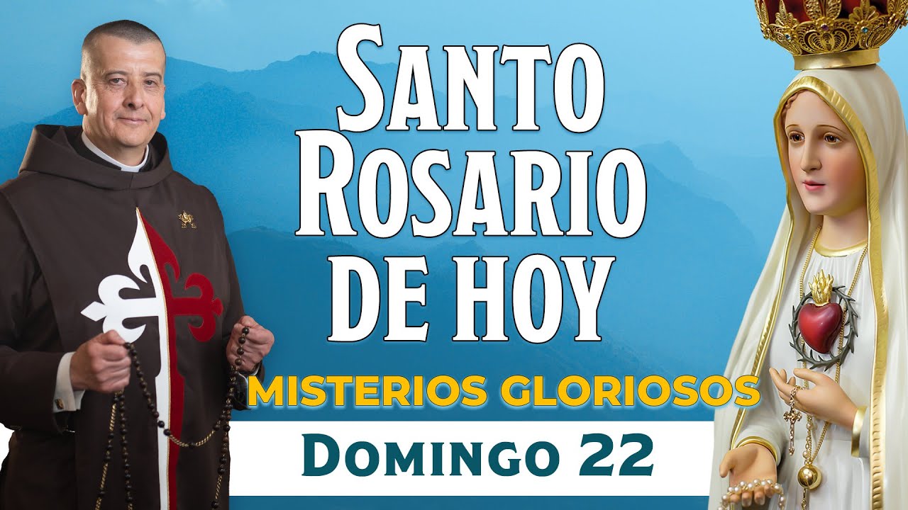 Santo Rosario de Hoy Domingo 22 de Junio 2025🌹I Misterios Gloriosos #rosariohoy