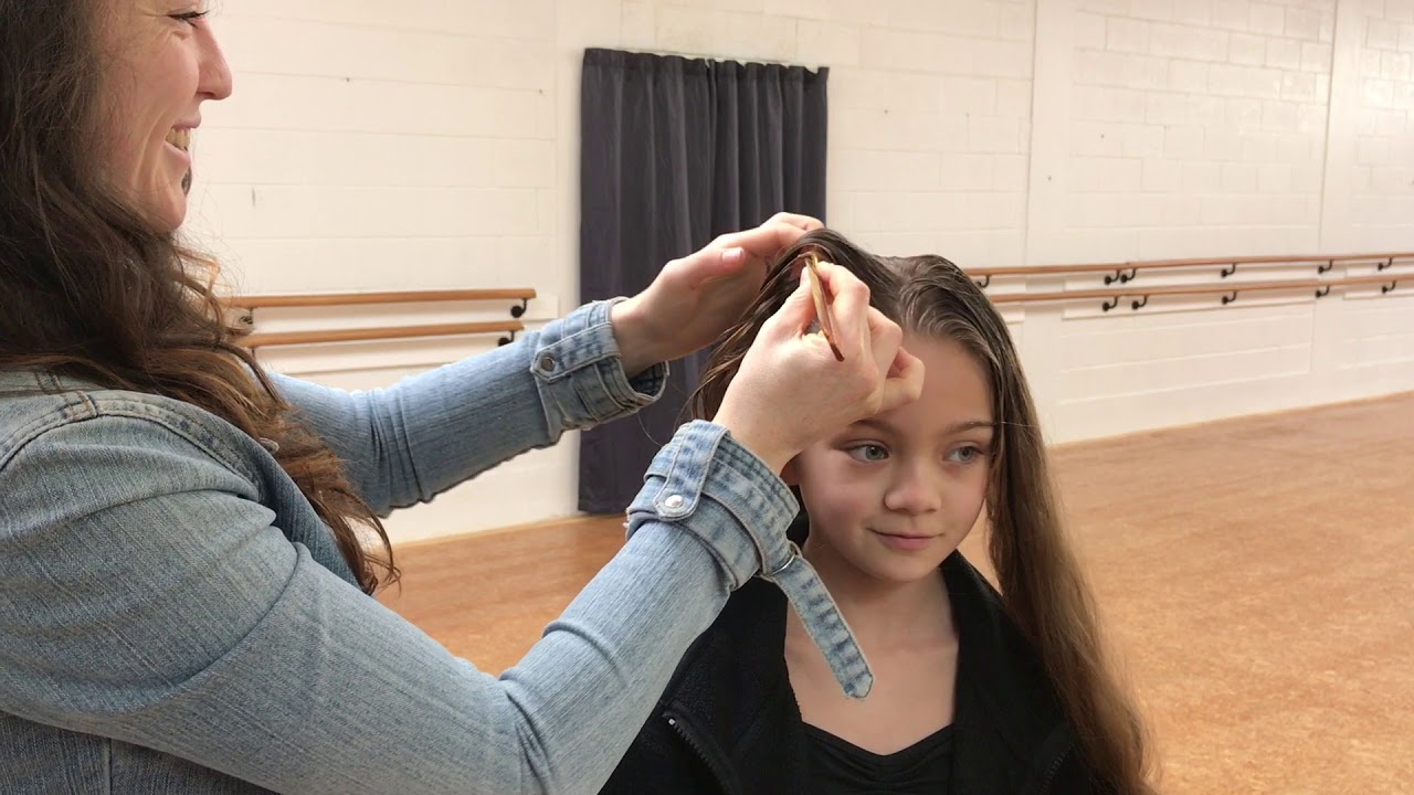 Ballet Bun With Twists