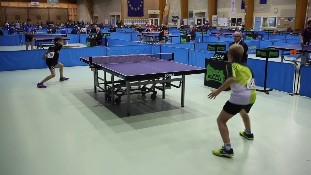 Tennis de table Felix Lebrun - Roman Baraban - Cadets A - BETHUNES
