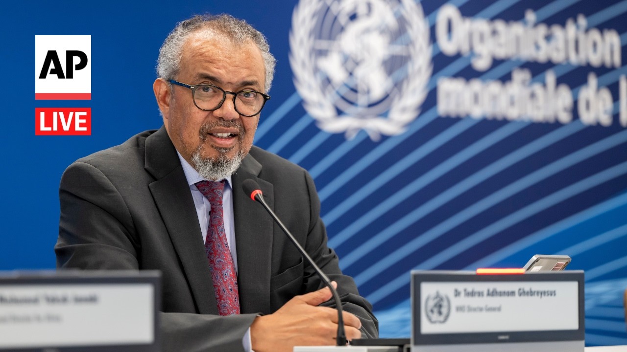 LIVE: WHO chief holds press conference on Ebola outbreak