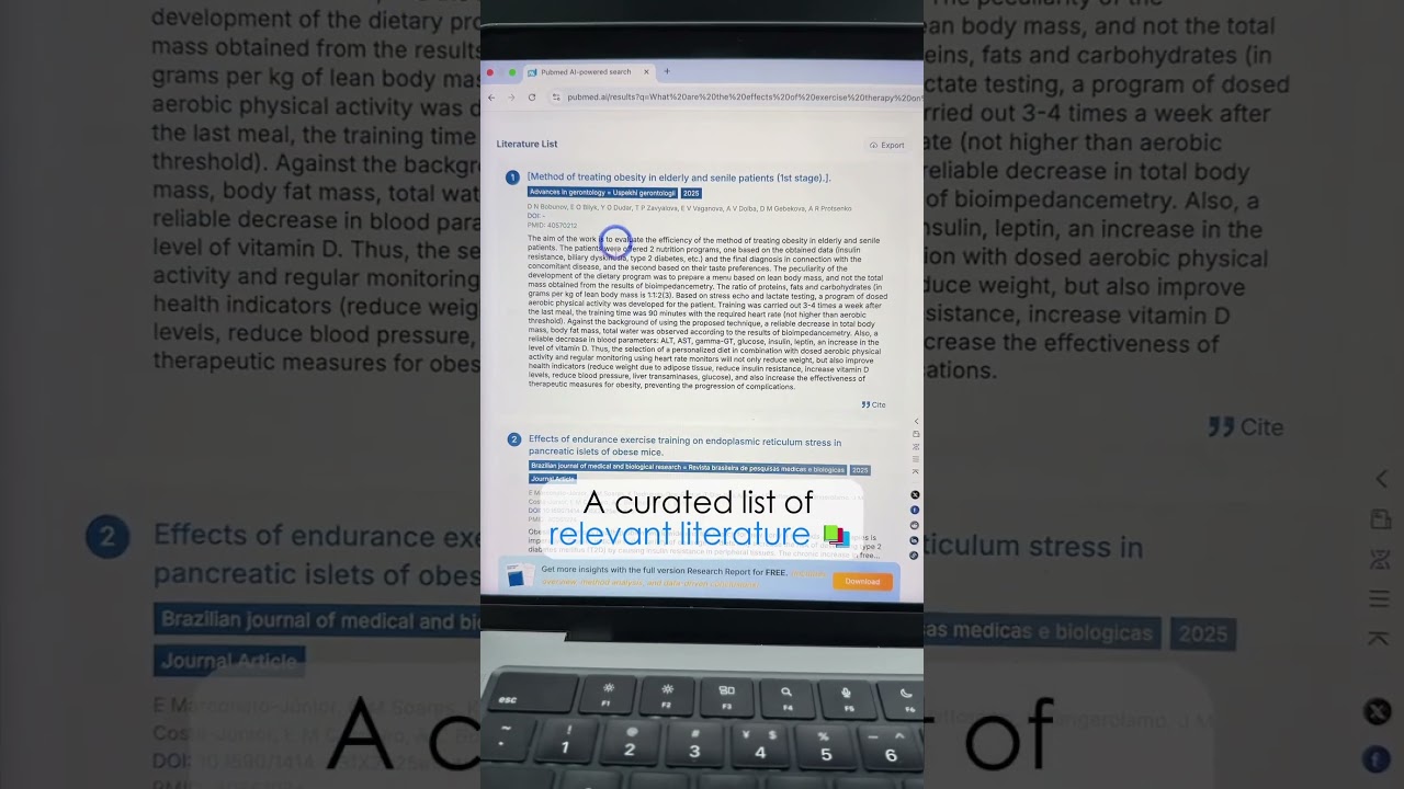 🤯 What if PubMed could think for you? www.pubmed.ai #medicalresearch #phd #chatgpt #researchpaper