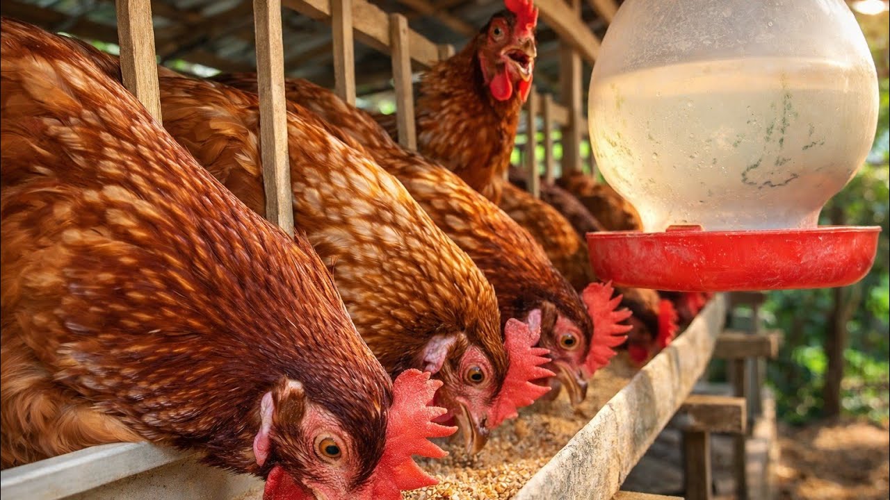 Serunya Memberi Makan Ayam Petelur dan Bebek di Sore Hari