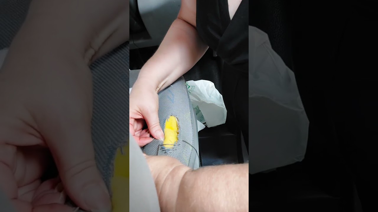 REPARACI&Oacute;N DE UN ASIENTO DE COCHE ROTO EN 5 MINUTOS. FACIL Y CASI SIN COSTE.