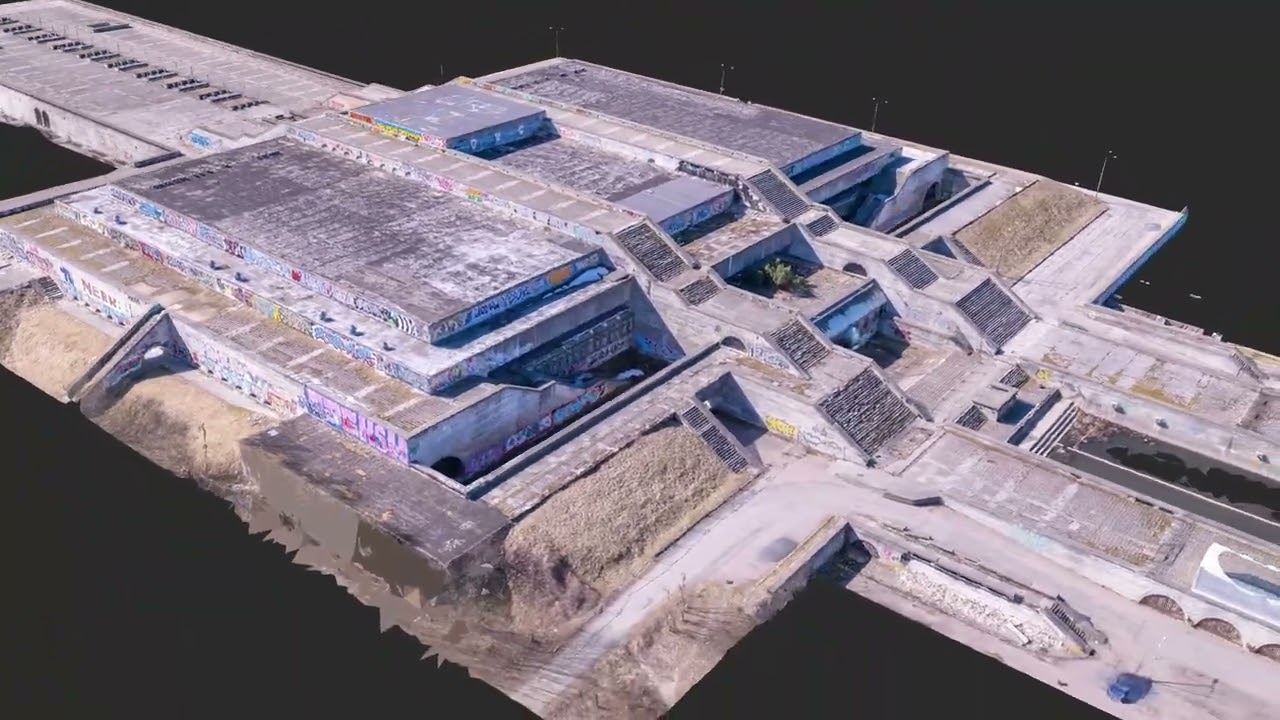 Aerial Photogrammetry | Tallinn City Hall | Tallinna Linnahall 3D Model