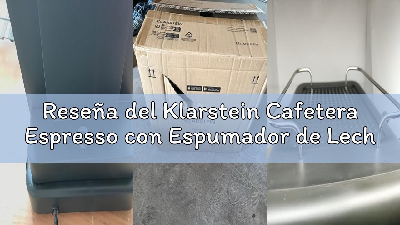 Reseña del Klarstein Cafetera Espresso con Espumador de Leche, Mini Cafetera Espresso Retro de 1,2 l