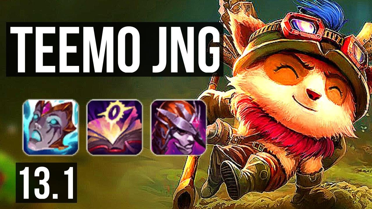 TEEMO vs RAMMUS (JNG) | Legendary, 1100+ games, 1.1M mastery | EUW Master | 13.1