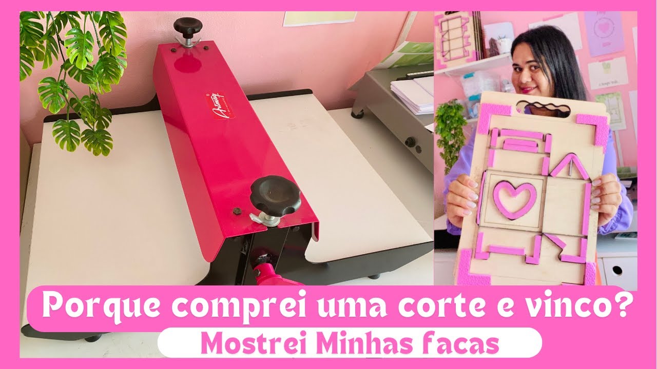 Comprei uma Maquina de Corte e Vinco + Novidades
