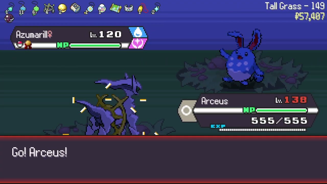 [PokeRouge] Arceus carry (140-200)