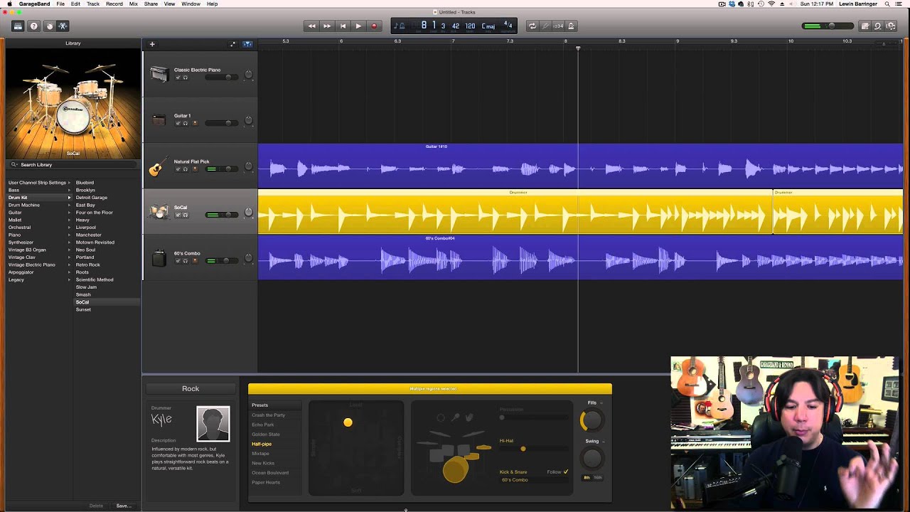 Garageband 10 советов и рекомендаций по Auto Drummer