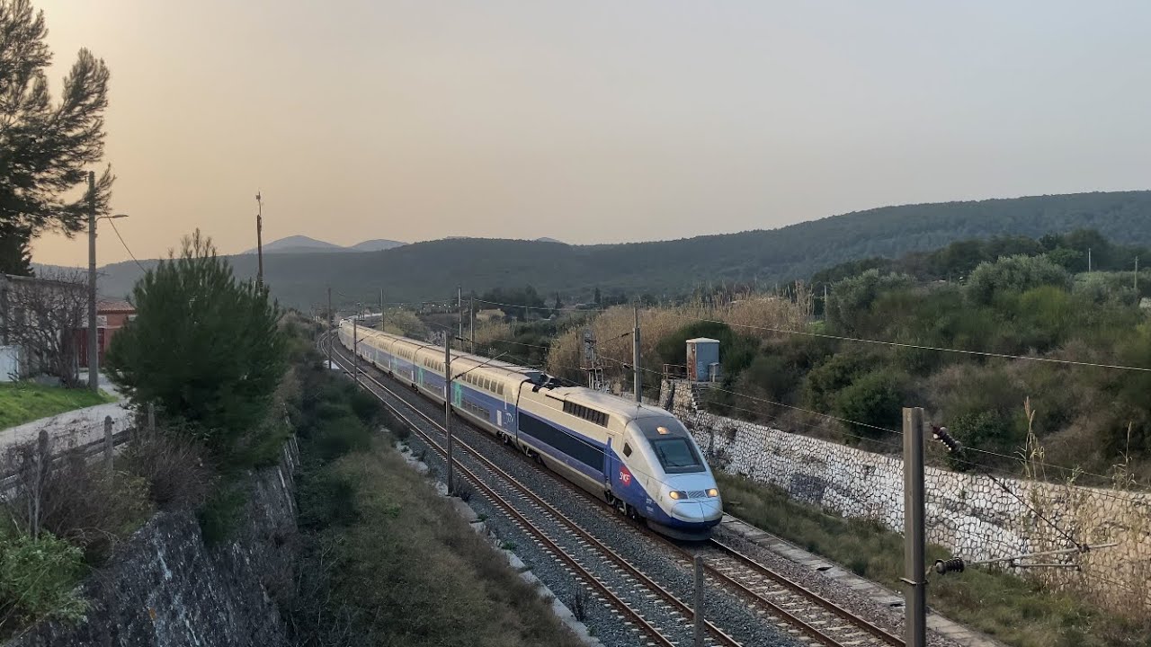 Compilation de trains en région PACA