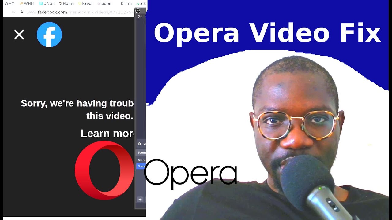 Fix opera video issues on Linux - Video audio errors on Opera Fix #opera #youtube #facebook