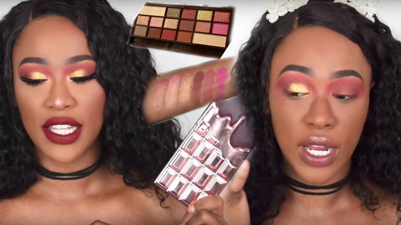 ROSE GOLD CHOCOLATE PALETTE! SWATCHES, TUTORIAL & REVIEW