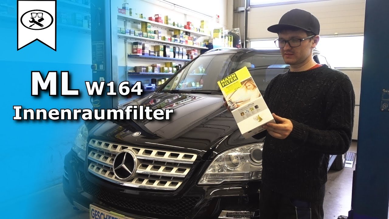 MB ML W164 Innenraumfilter wechseln | Change interior filter | VitjaWolf | Tutorial | HD