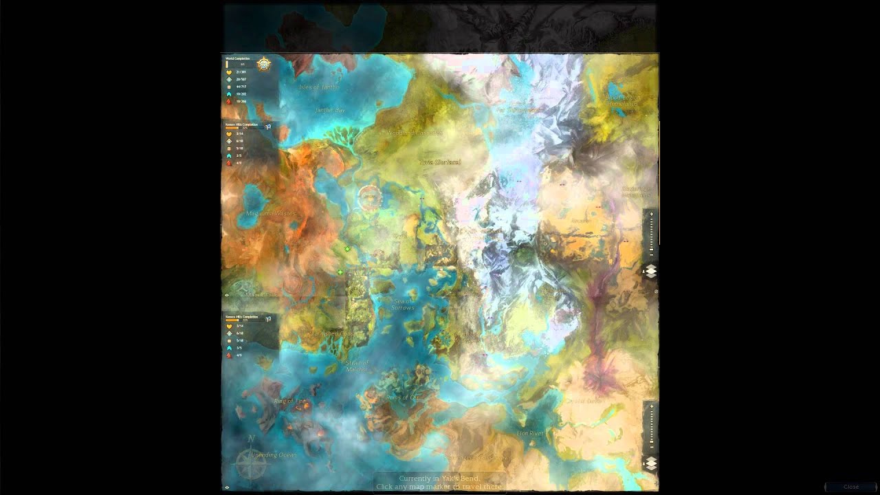 Guild Wars 1 VS Guild Wars 2 (Map Transformation/Comparison)