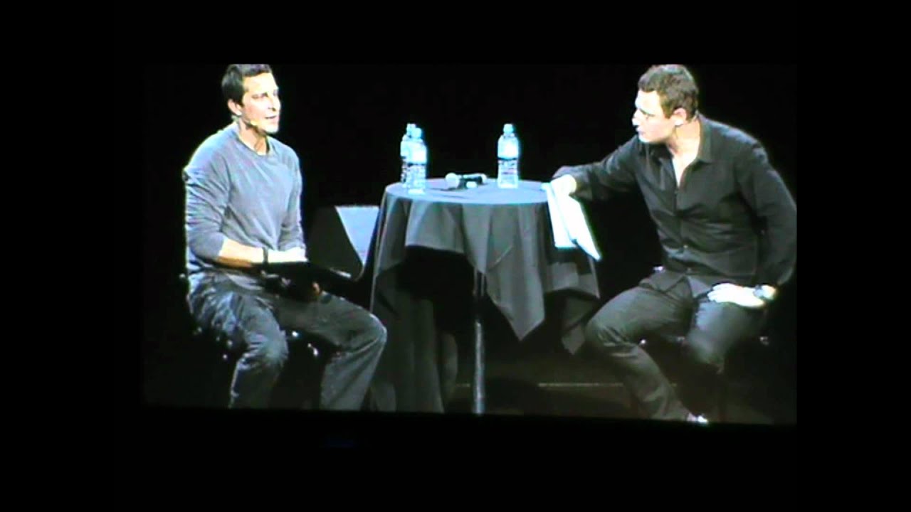 Bear Grylls Talks about SAS and parachute accident whilst training, Live On stage in Adelaide, Aus