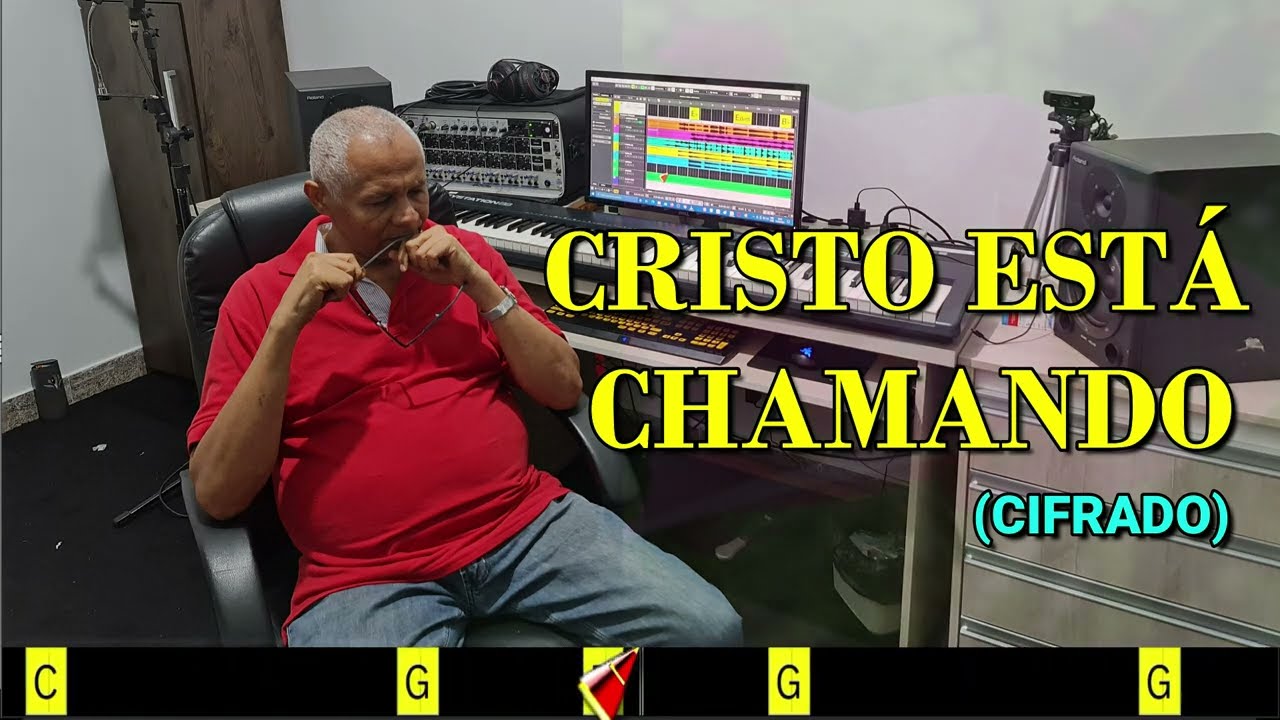 CRISTO ESTÁ CHAMANDO - 468. HARPA CRISTÃ- (CIFRADO) - Carlos José