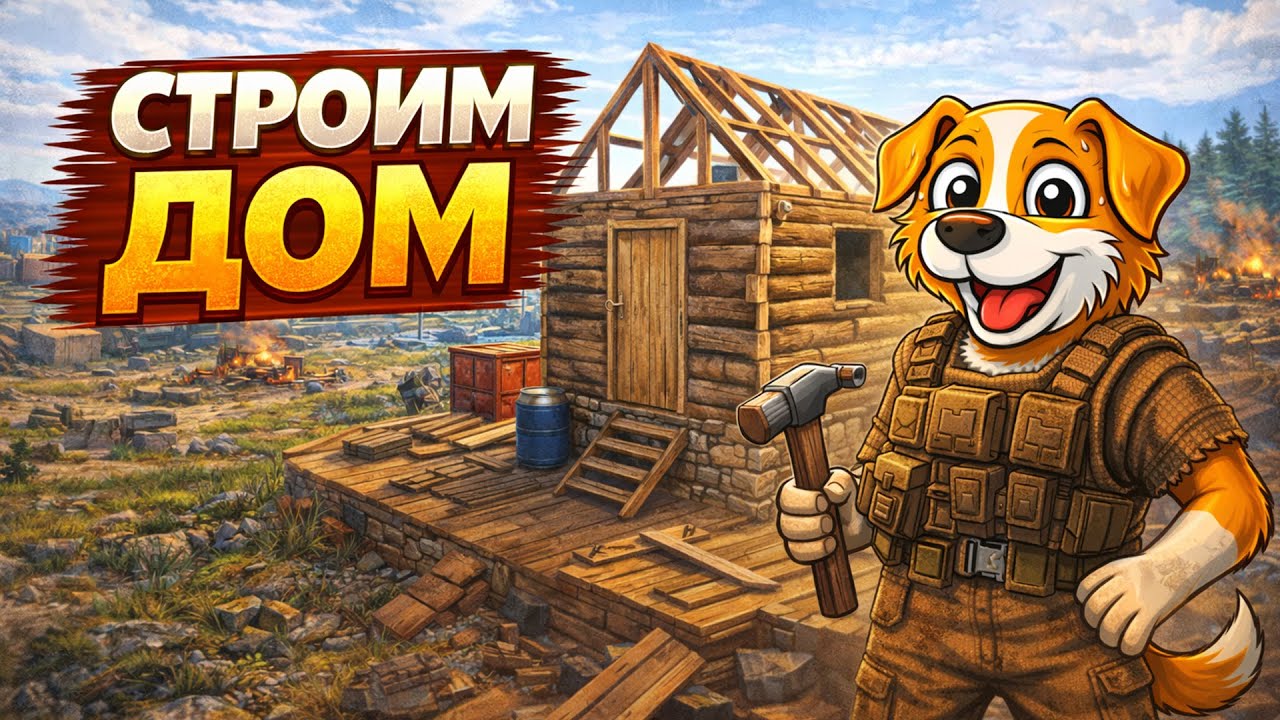 Rust PVE | FRENDLAND Строим ДОМ