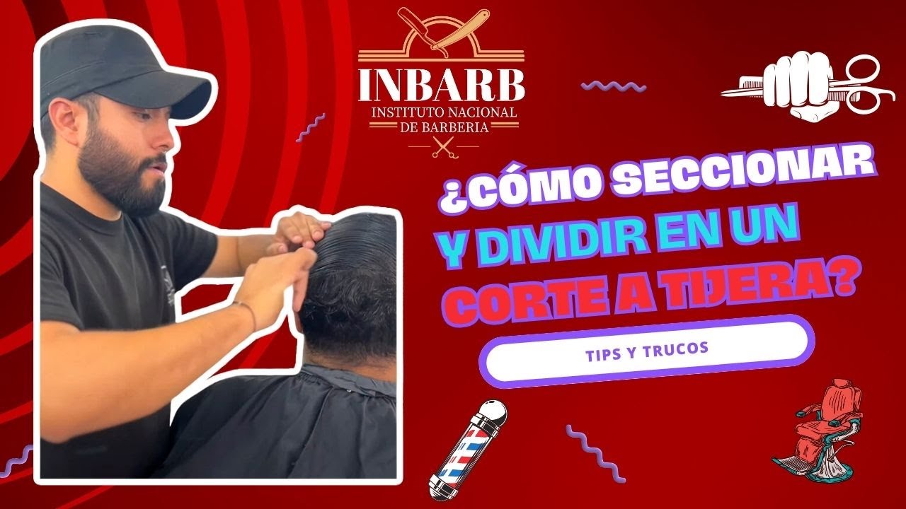¿Como dividir o seccionar el cabello en un corte a tijera ?  Técnicas paso a paso TUTORIALCOMPLETO.