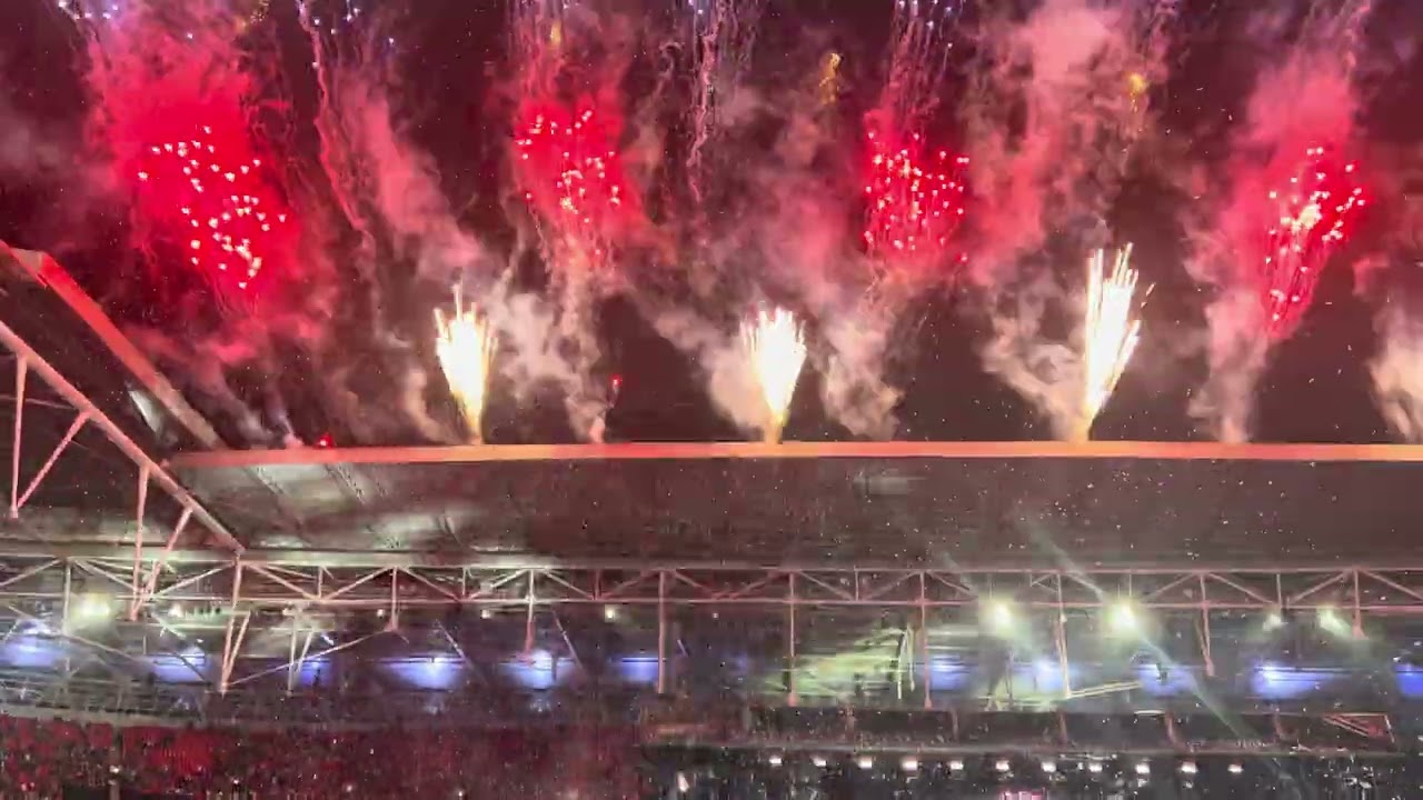 Danielson Swerve Finish Final Countdown - FULL ENTRANCE - AEW ALL IN 2024 WEMBLEY STADIUM 25/08/2024
