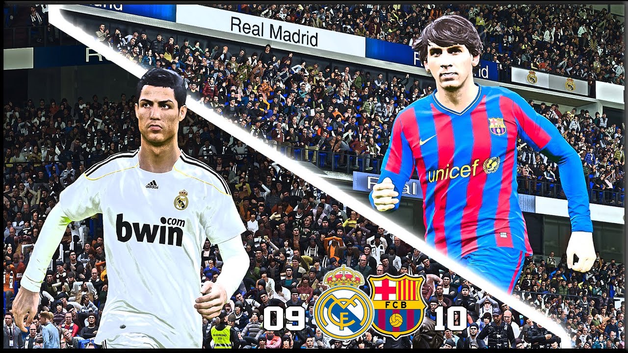 Real Madrid vs Barcelona FC | El Clásico 2010 | Classic Match Pes 2021