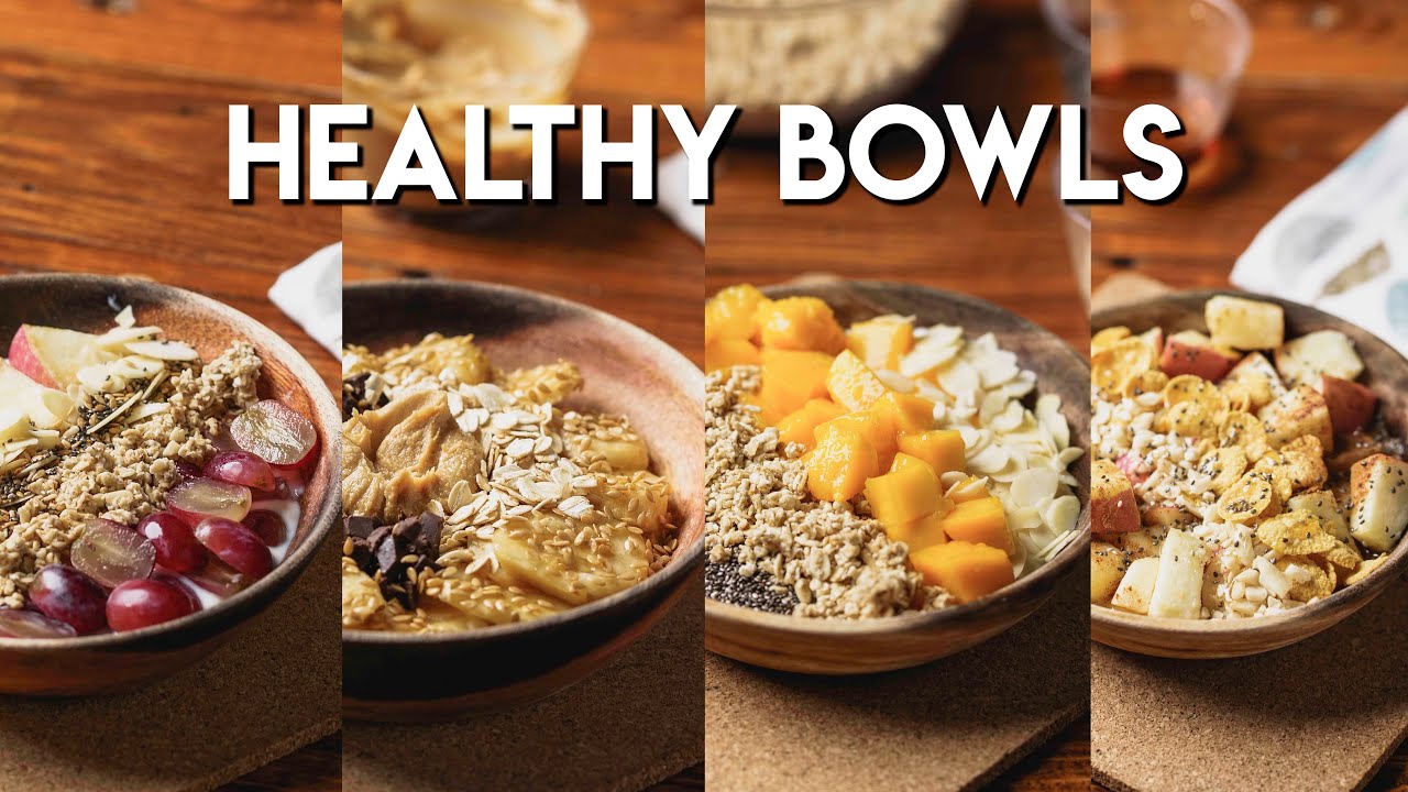 How To Make Healthy Bowls | Greek Yogurt (Healthy and Yummy Meals!)