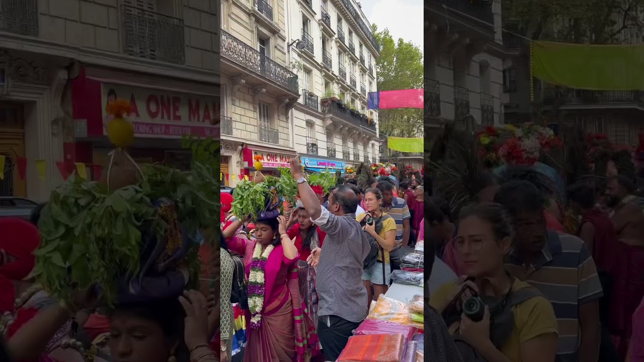 Tamil Hindu festival Paris | #shorts #ganeshchaturthi #ganeshutsav2023 #ganeshpuja