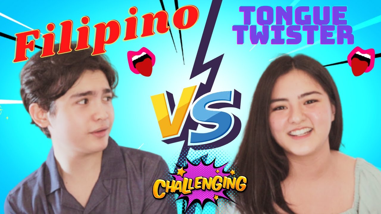 Challenging: Cassy Legaspi and Joaquin Domagoso try the Filipino Tongue Twister Challenge!
