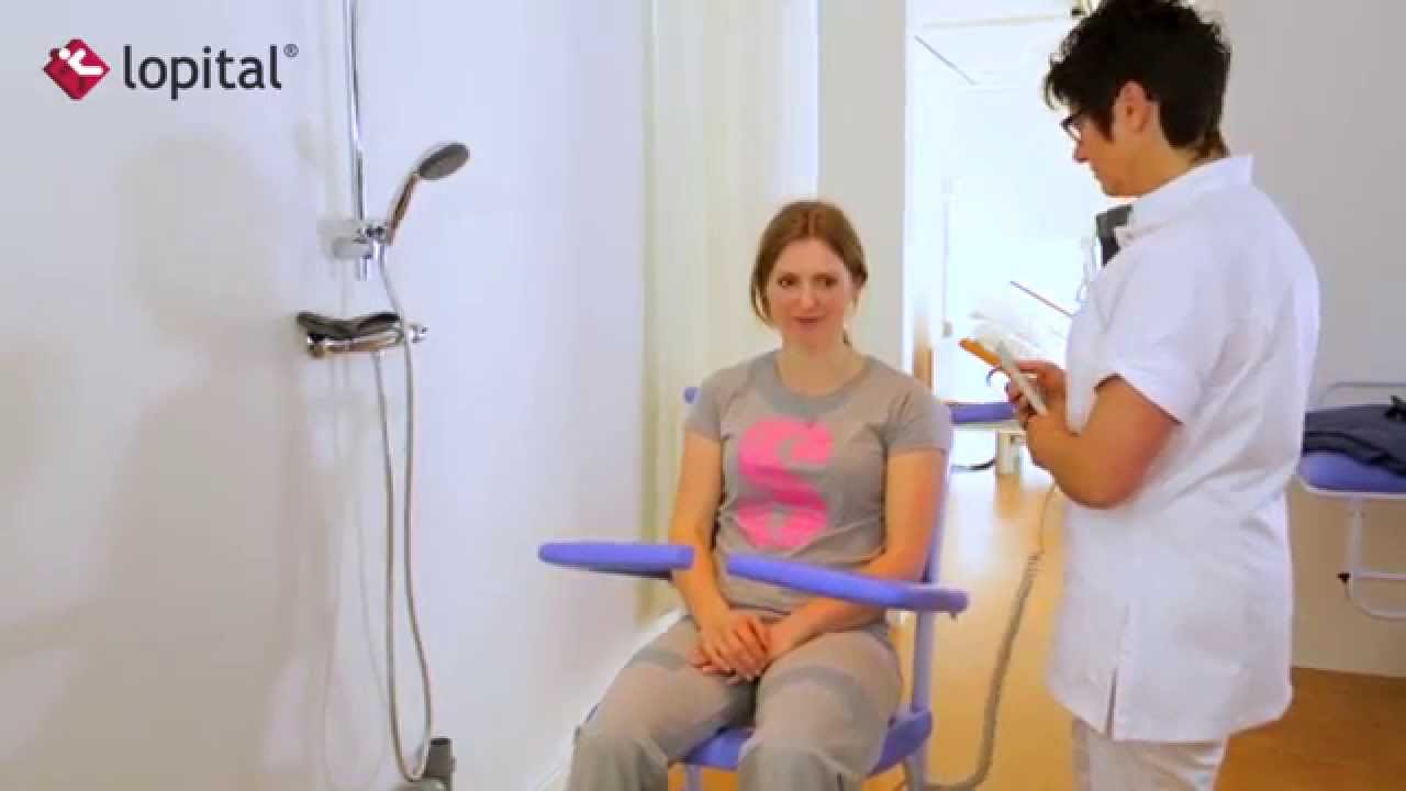 Lopital - Instructievideo - Elexo elektrische hoog/laag douche-toiletstoel (NL)