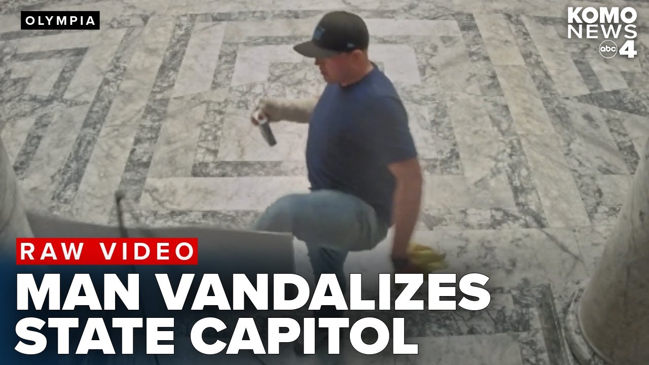 Vandal sets fire inside Washington state Capitol building, causes 'significant' damage