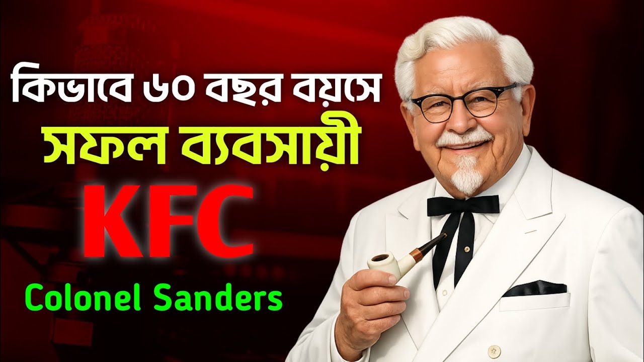 হাজারবার ব্যর্থ হয়ে ইতিহাস — KFC প্রতিষ্ঠাতা Colonel Sanders এর জীবন বদলে দেওয়া গল্প
