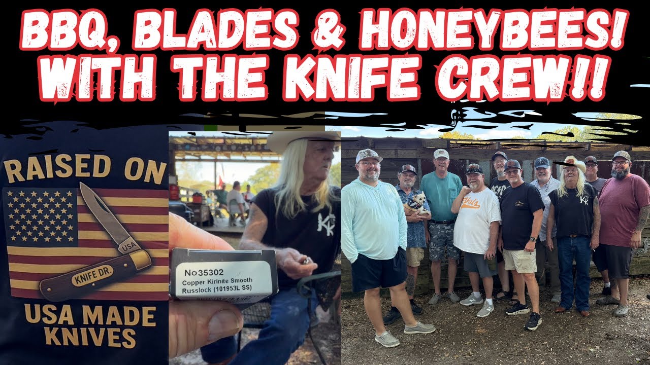Барбекю, лезвия и пчёлы в The Pallet Cabin With The Knife Crew!