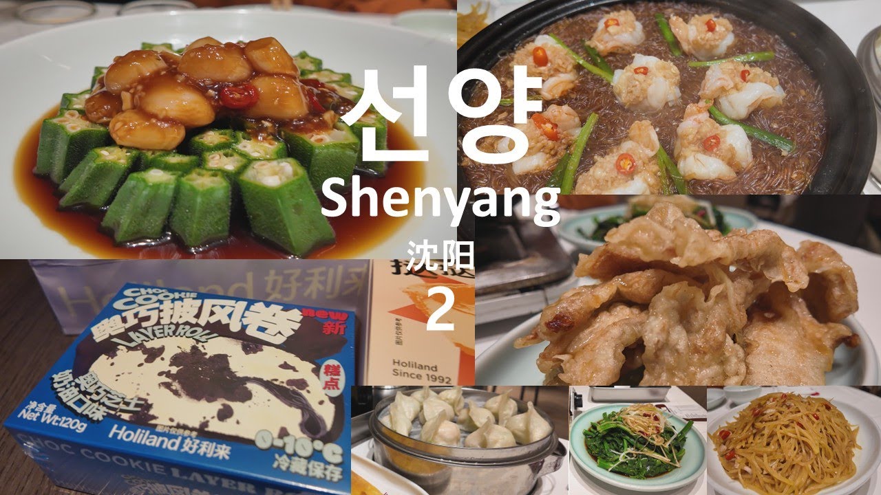 🇨🇳 선양ep.2 중국에 유행중인 수건케익? 더 맛있는 중국음식 먹기