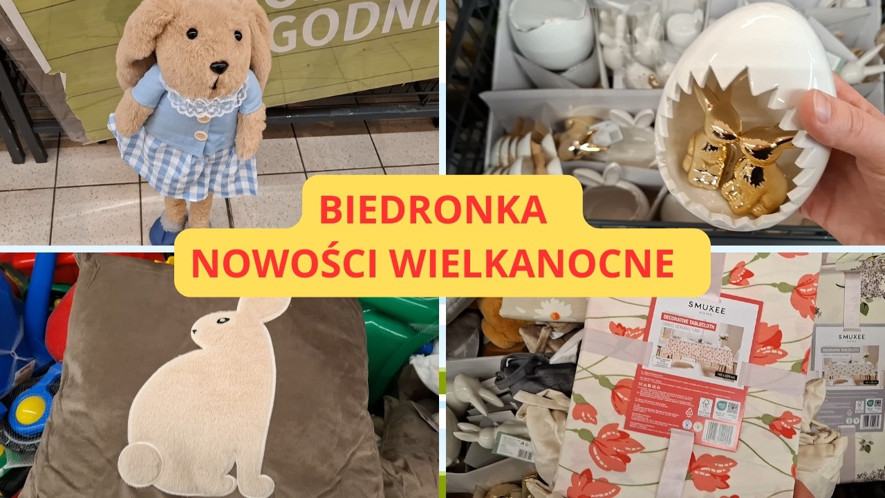 BIEDRONKA PRZEGLĄD NOWOŚCI WIELKANOC I NIE TYLKO #biedronka #haul #shopping #new #wielkanoc