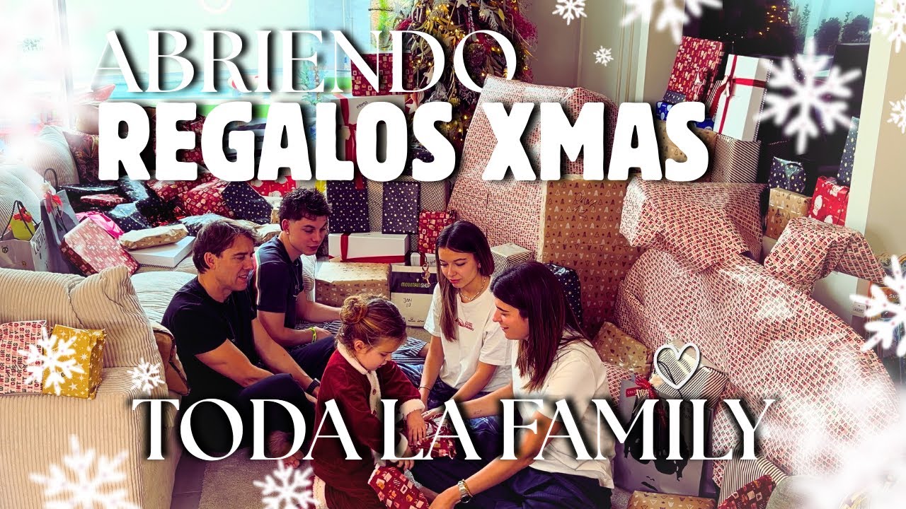 Opening Santa's presents, the whole family! We weren't expecting what was inside! 🤯🎁