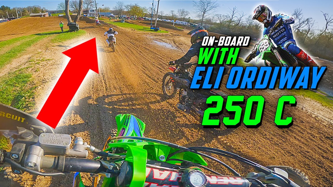 CLOSE BATTLES In 250C At Morelands Motocross - Eli Ordiway