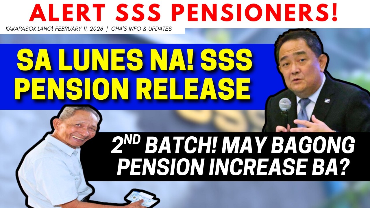 ✅ PARA SA MGA SSS PENSIONERS! SA LUNES NA! SSS PENSION RELEASE! MAY BAGONG PENSION INCREASE NA BA?