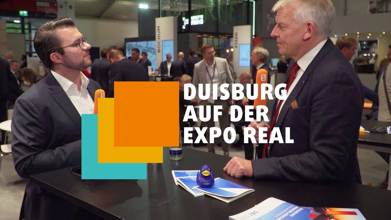 DUISBURG AUF DER EXPO REAL 2021 | INTERVIEW MIT MARTIN LINNE | STADTENTWICKLUNGSDEZERNENT DUISBURG