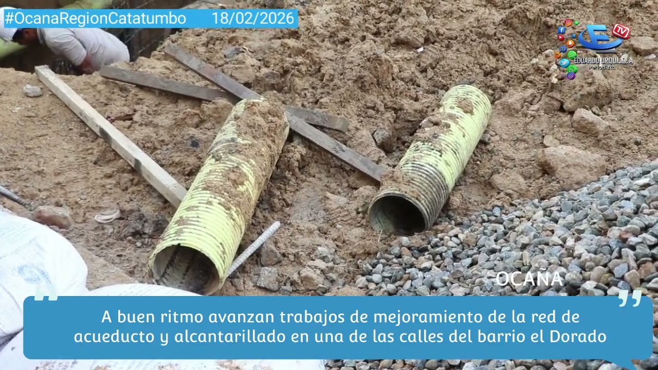 #Ocaña a buen ritmo avanzan trabajos en el sector del barrio El Dorado 