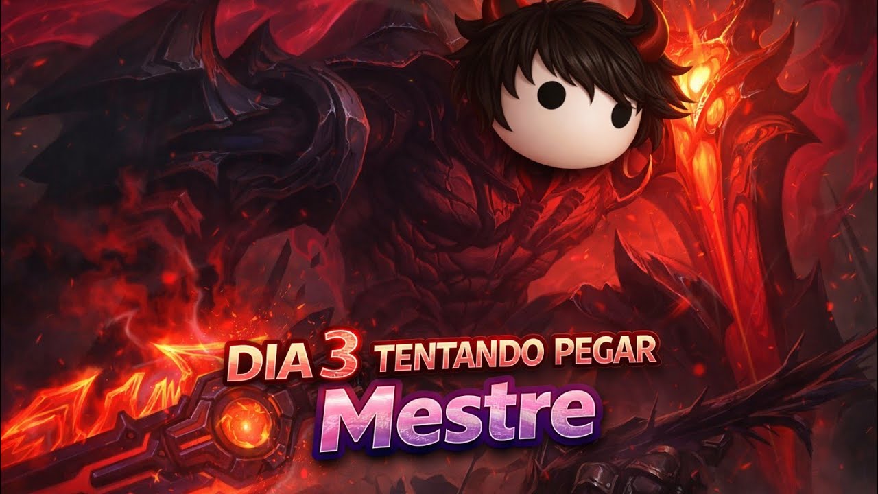 Dia 3 Tentando Pegar Mestre (ou tentando ganhar de aatrox full letalidade) | LOL WILD RIFT