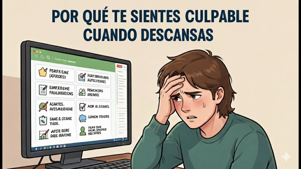 POR QUÉ TE SIENTES CULPABLE CUANDO DESCANSAS: LA PSICOLOGÍA DE LA PRODUCTIVIDAD COMO IDENTIDAD