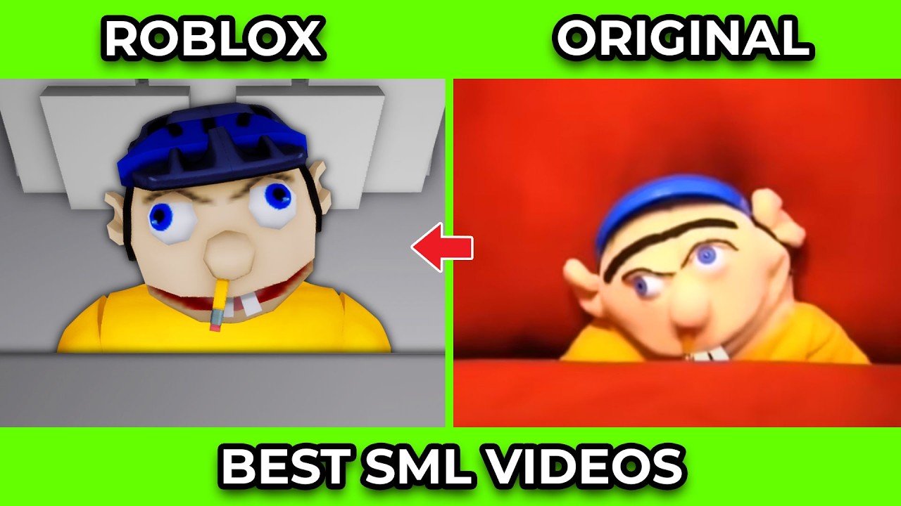 SML Movie vs SML ROBLOX: 1+ HOURS OF BEST SML VIDEOS ! Side by Side #25