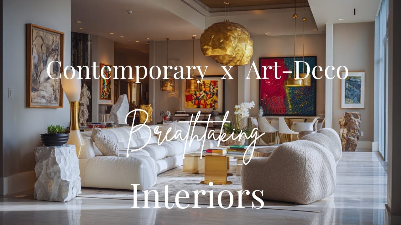 Bold, Brilliant, Beautiful: An Art Deco Dream Living Room