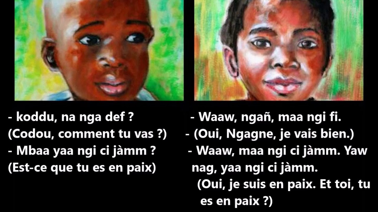 cours de wolof   DIALOGUE 1   saluer une personne